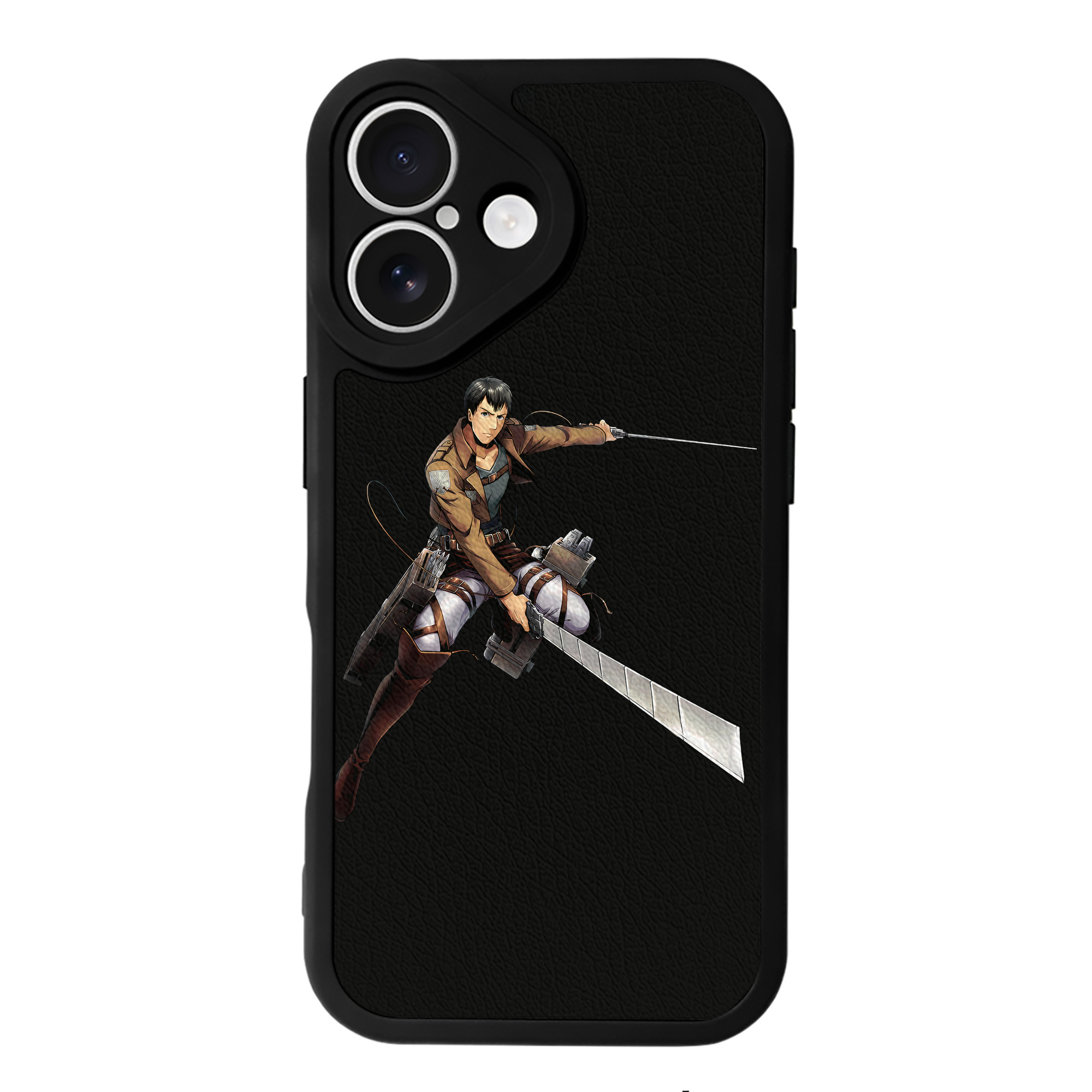 （画像用） 進撃の巨人 ベルトルト・フーバー Attack on Titan Bertholdt Hoover 【iPhone 16シリーズ対応】シリコンスマホケース（レザー調） 材質：シリコン